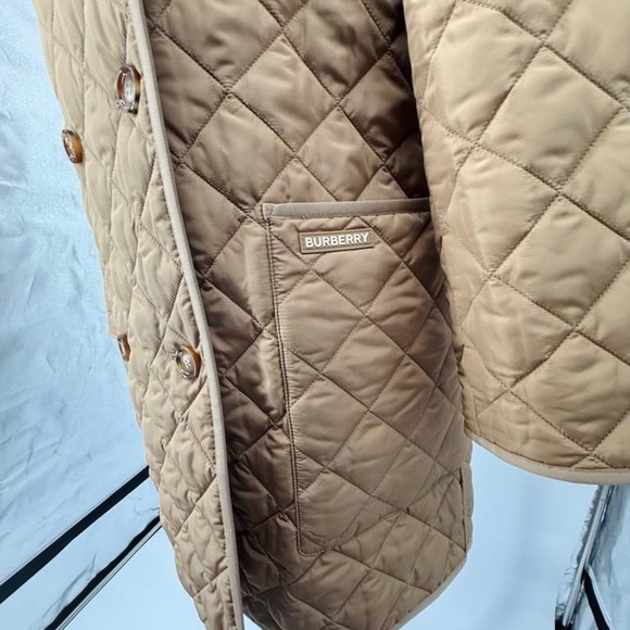 NWT Authentic Burberry Diamond Quilted Jacket. - Picture 8 of 14